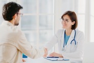 work health check doctor patient