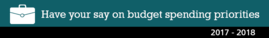 Have your say on budget priorities