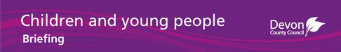 Children and young people briefing banner