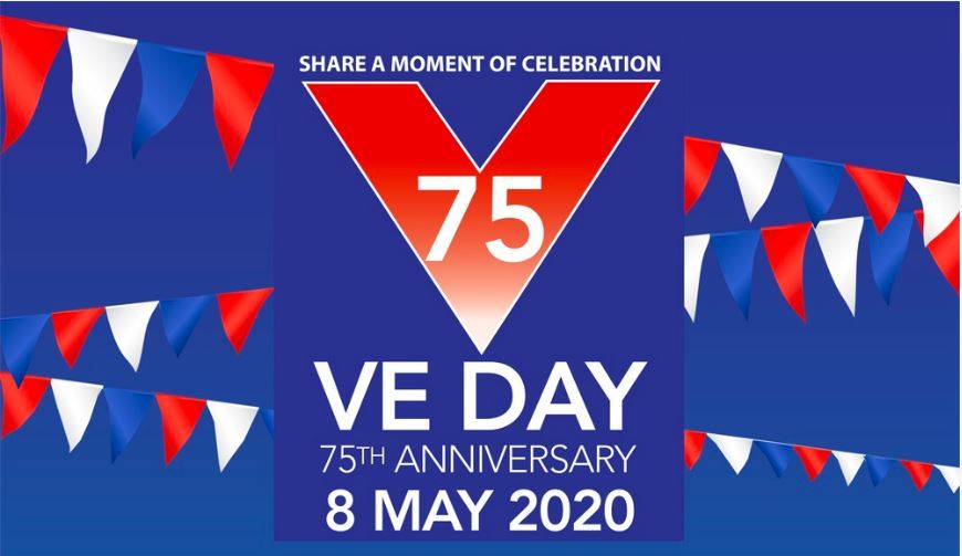 VE Day graphic