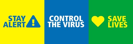 Stay alert, Control the virus, Save lives
