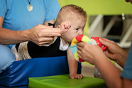 Child having physio