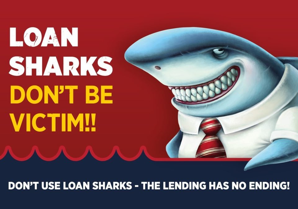 Don't use loan sharks poster