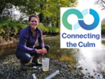 River sampling at the connecting the Culm project