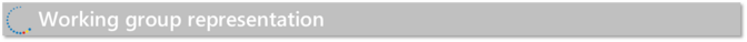 Working Group Representation banner