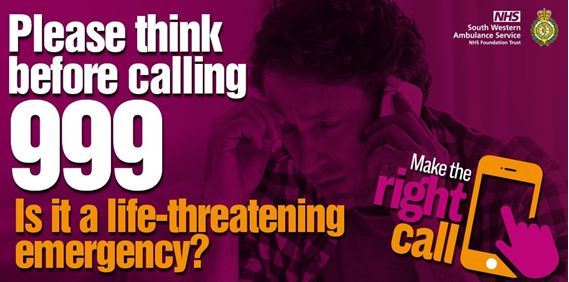 Please think before calling 999 poster