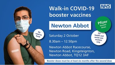 COVID-19 vaccination booster details Newton Abbot