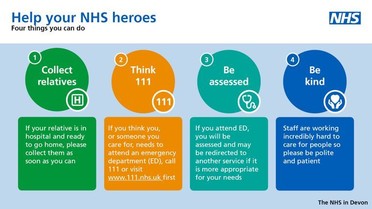 Help your NHS hereos poster