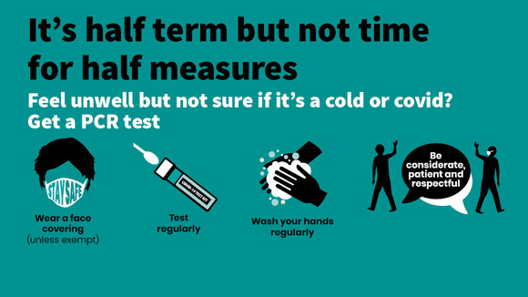 It's half term but not time for half measures