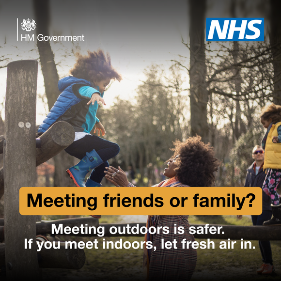 Meet friends and family outdoors