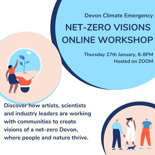 net-zero visions event poster