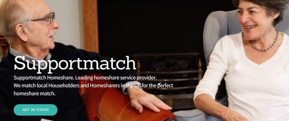 Supportmatch homecare matching social care workers with people with a spare room to rent