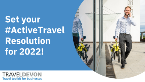 Active travel poster