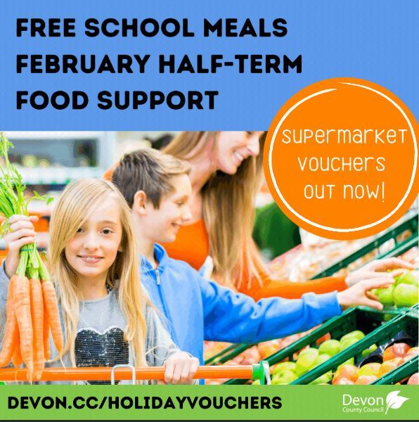 Free school meal vouchers for half-term