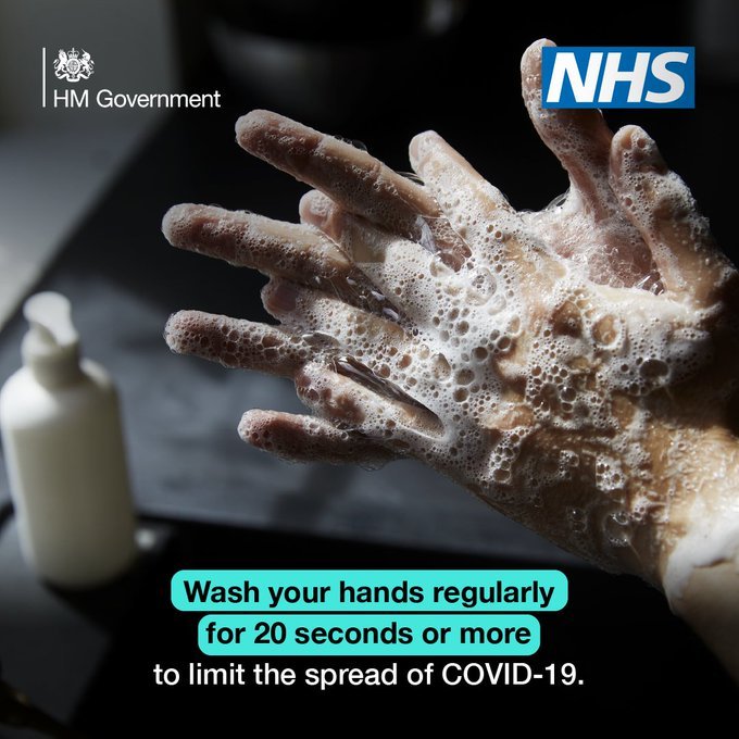 Wash your hand regularly for 20 seconds or more to limit the spread of COVID-19
