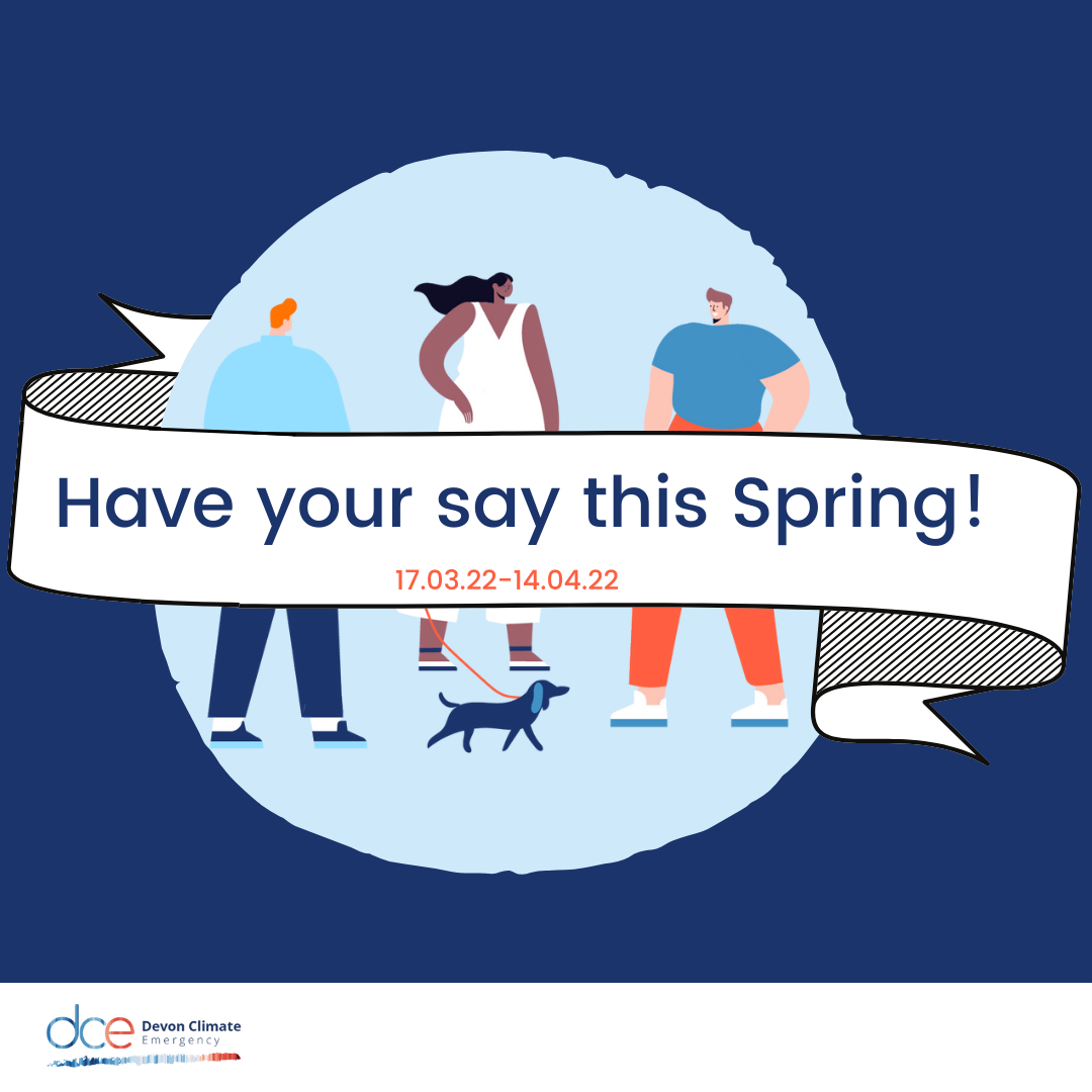 Have your say this Spring on the Devon Carbon Plan