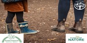 children with muddy boots
