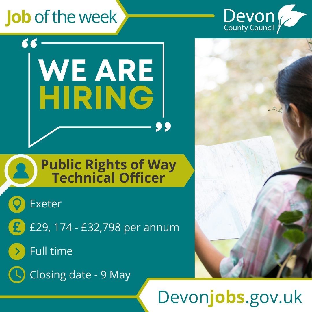 We are hiring a Public Rights of Way Technical Officer