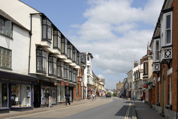 Cullompton town centre, Fore Street