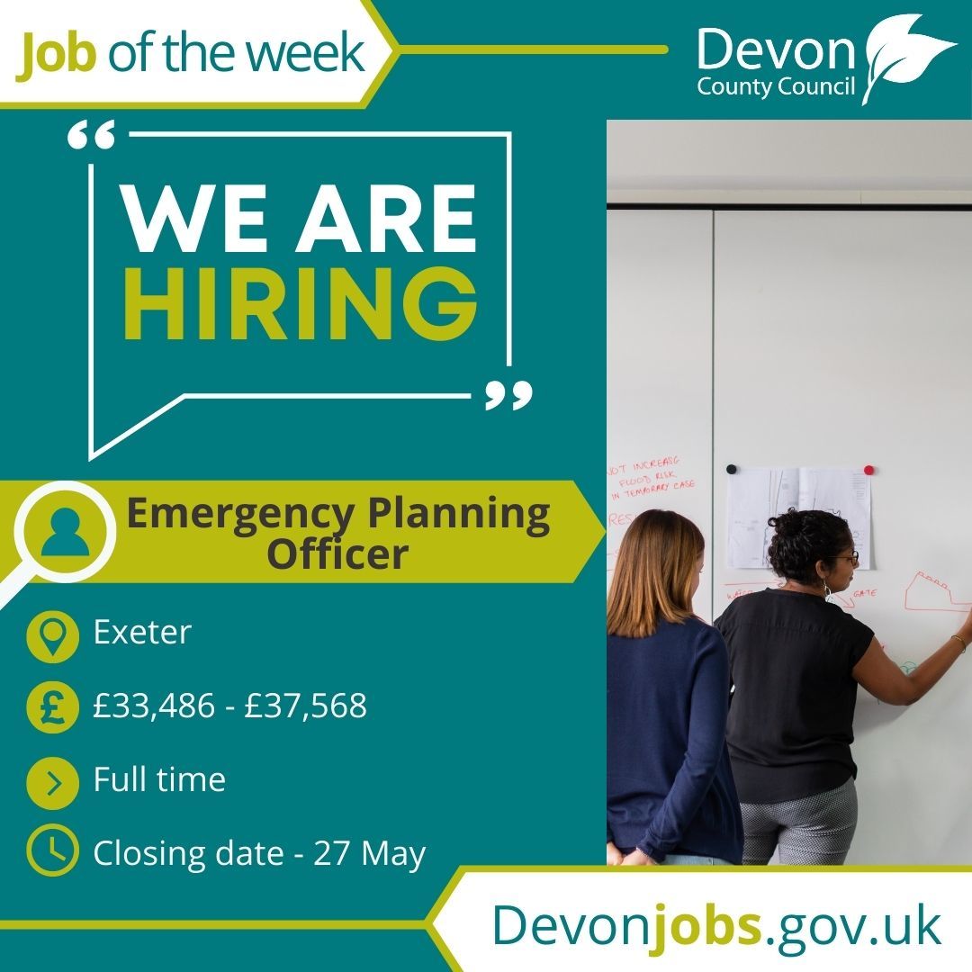 Job of the week - emergency planning officer