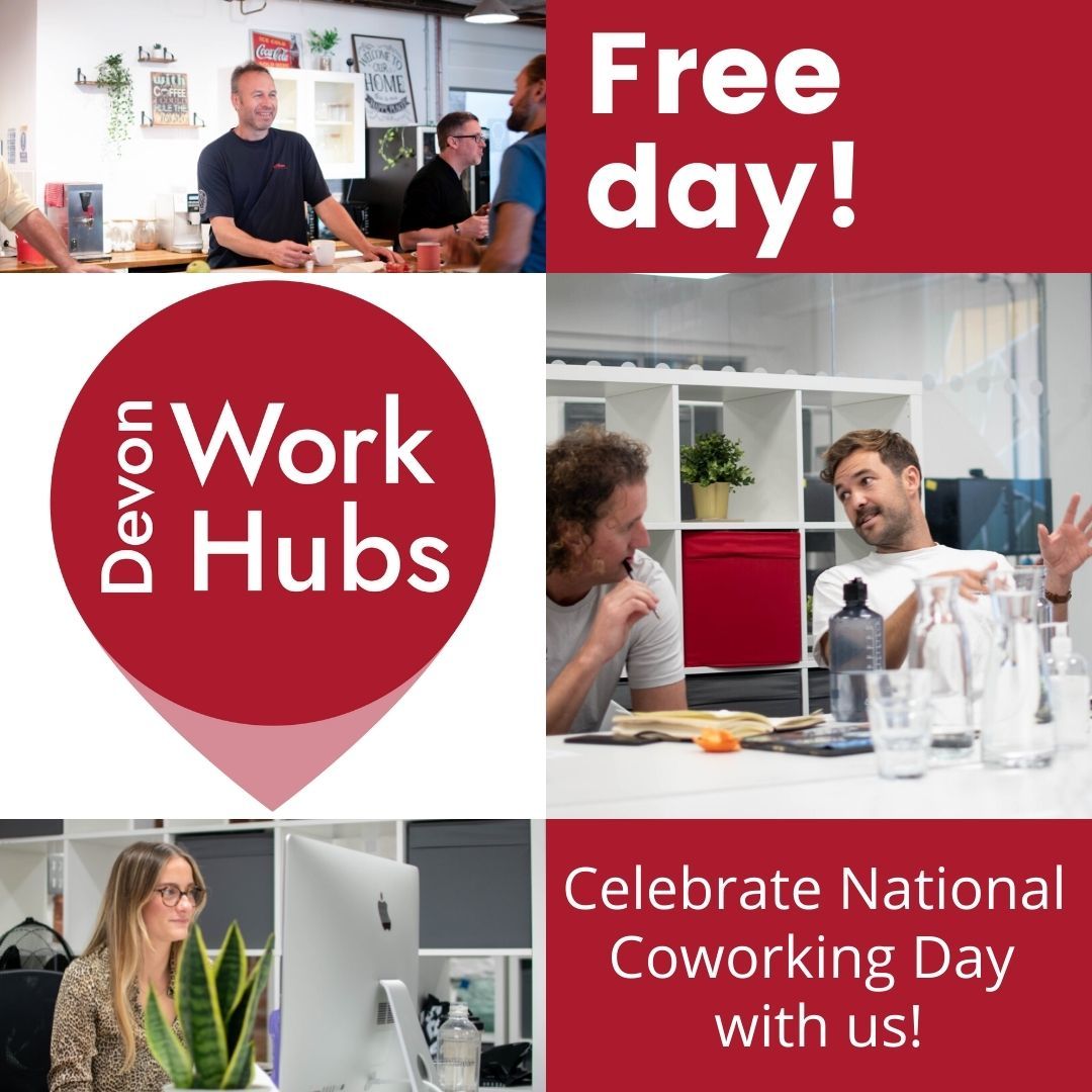 Devon Work Hubs National Co-Working Day free trail