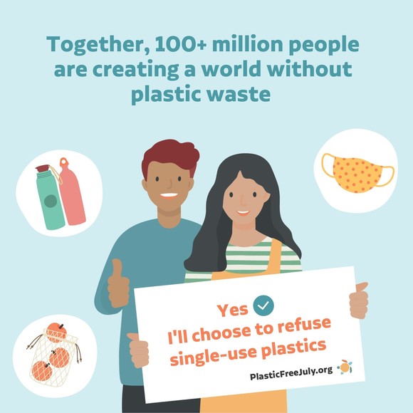 Together 100+ million people are creating a world without plastic.