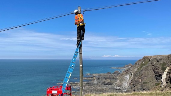 Airband at Hartland Quay