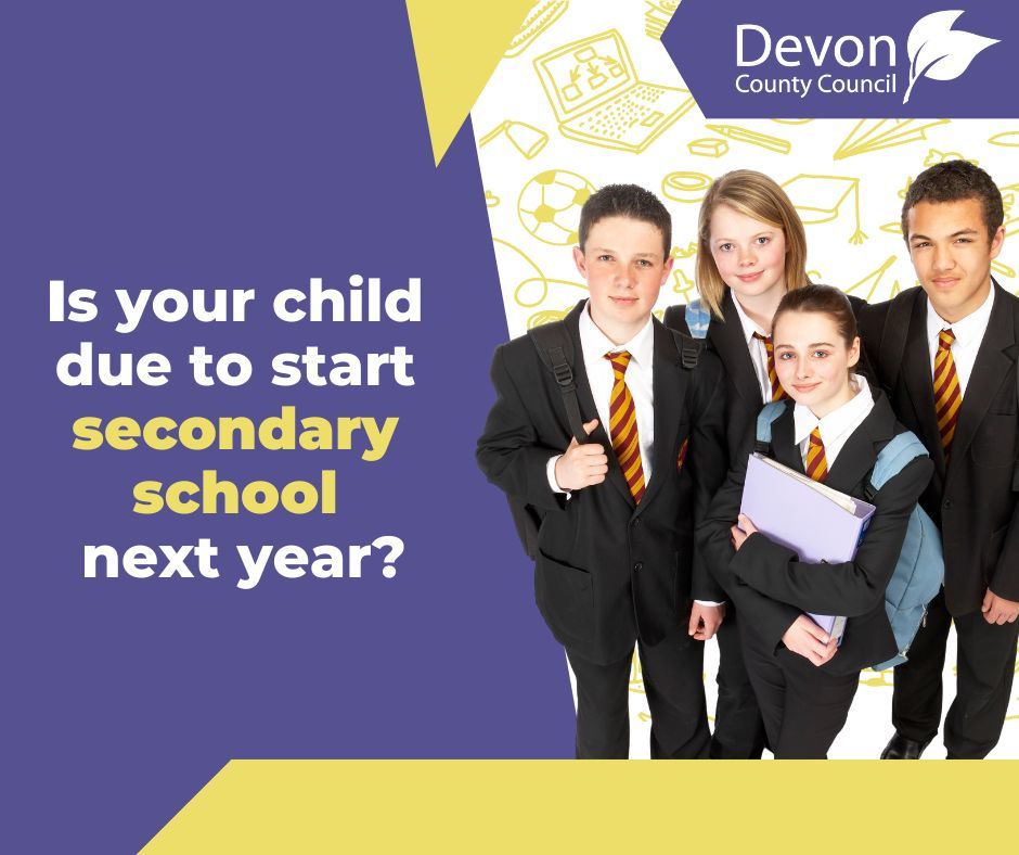 Is your child due to start secondary school in September