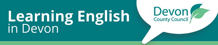 Learning English in Devon banner 2022