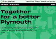 A screenshot of Climate Connections Plymouth