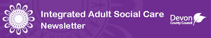 Integrated Adult Social Care newsletter banner