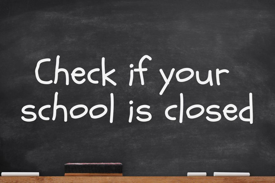 Check if your school is closed via our website