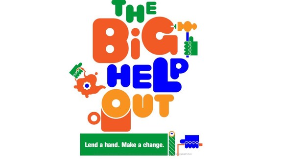 The official logo for The Big Help Out campaign, to mark the Coronation of His Majesty The King, in May