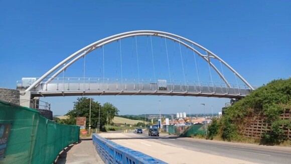 new bridge in place