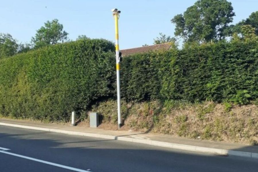 A new bi-directional speed camera in Exmouth