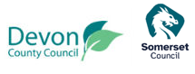 Devon and Somerset council logos