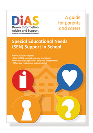 SEN support in school booklet front cover
