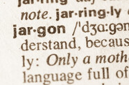 the word jargon in a dictionary