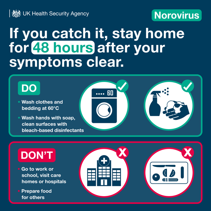 What to do if you have norovirus