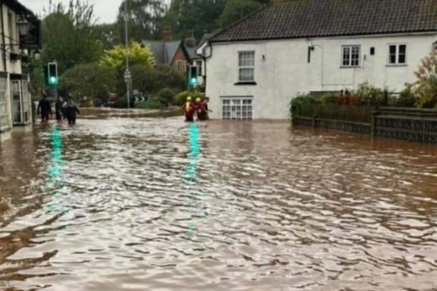 Flooding in Devon