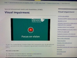 Focus on vision video image