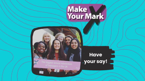 young people taking part in Make Your Mark