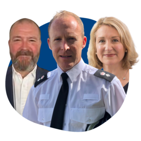 Stuart Collins, Roy Linden and Susan Masters