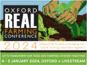 Oxford Real Farming Conference 2024 banner