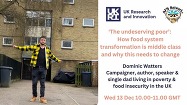 ‘The undeserving poor’: Why food system transformation is middle class (webinar banner)