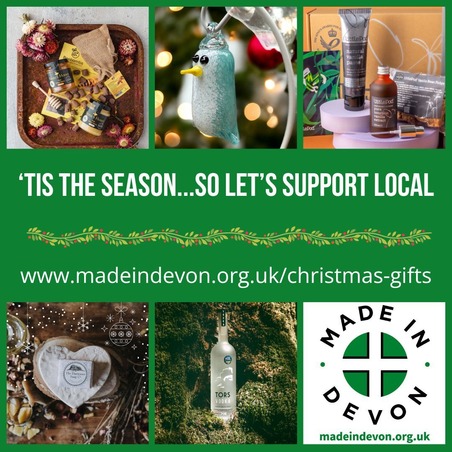 Made in Devon template ''Tis the season... so let's support local'