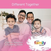 LGBTQ+ adoptive family: two gay dads with two primary school age sons