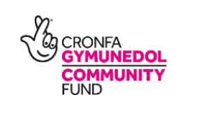 community fund with an illustration of a hand with crossed fingers