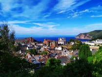 A view over the rooftops at Lynton 