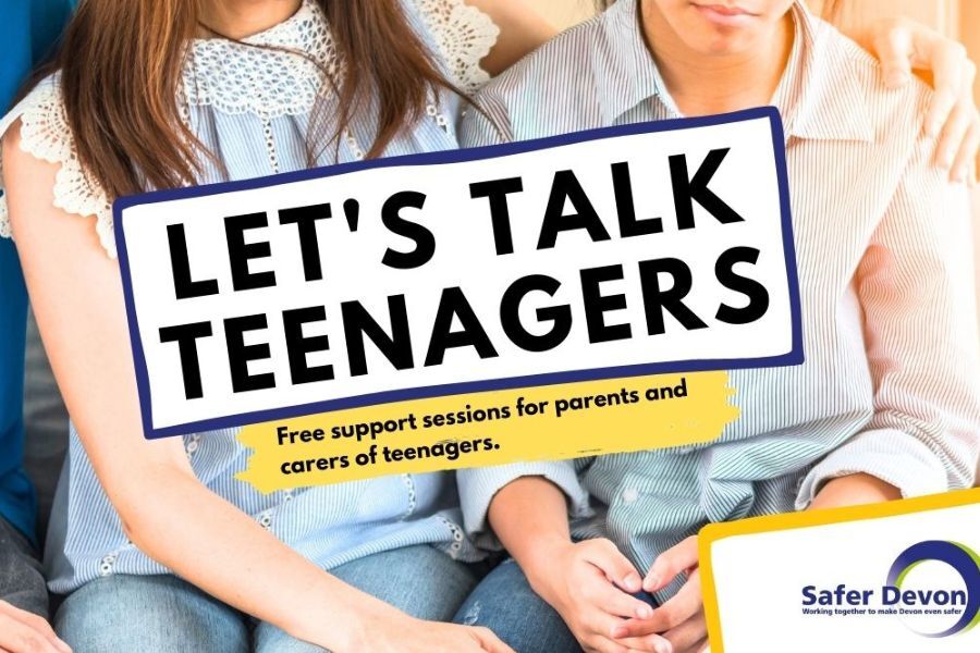 Let's Talk Teenagers graphic, with the words 'Let's Talk Teenagers'